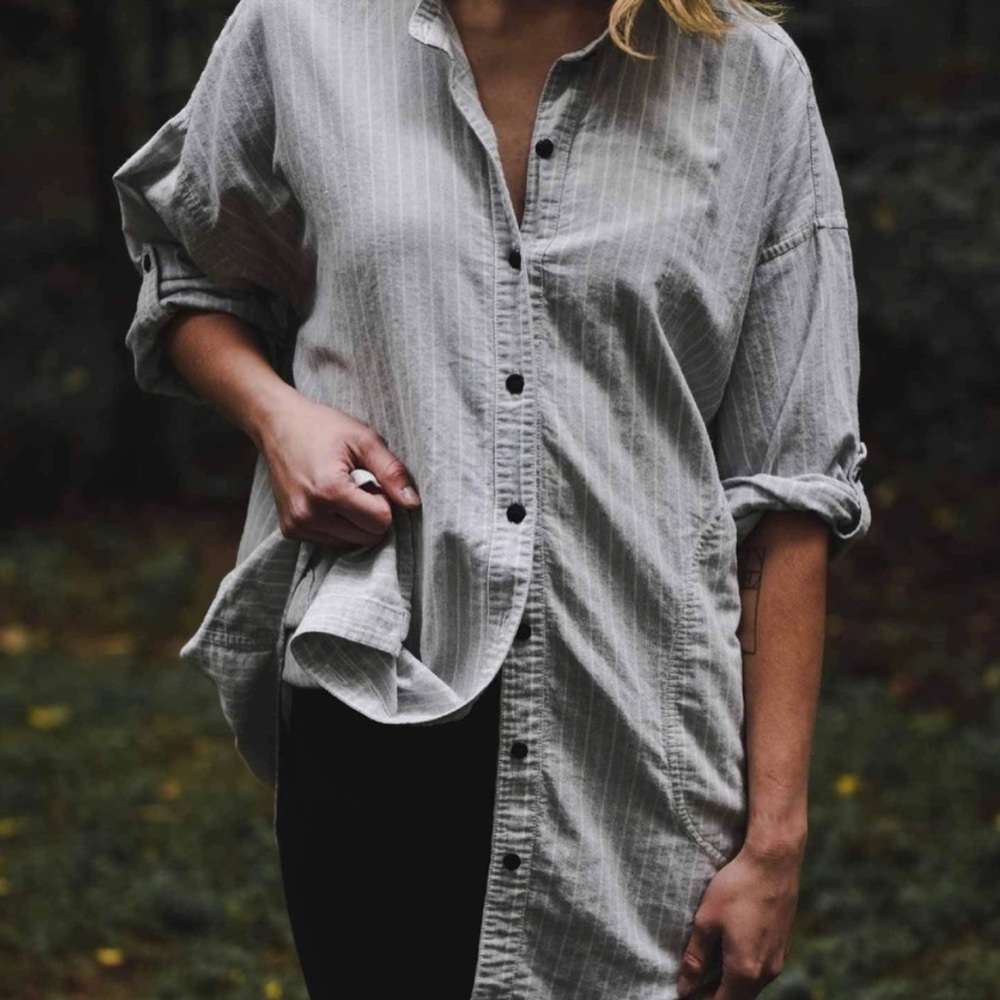 Line + Tow Utility Buttondown by Lady Farmer